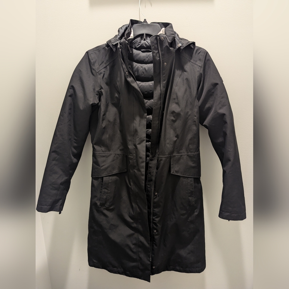 The North Face Suzanne Triclimate Jacket Womens M Black Down Lined 3 in 1